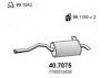 ASSO 40.7075 End Silencer
